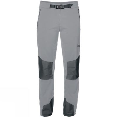 Pantalones Jack Wolfskin Gravity Flex Mujer - Gris - Chile ITO347658